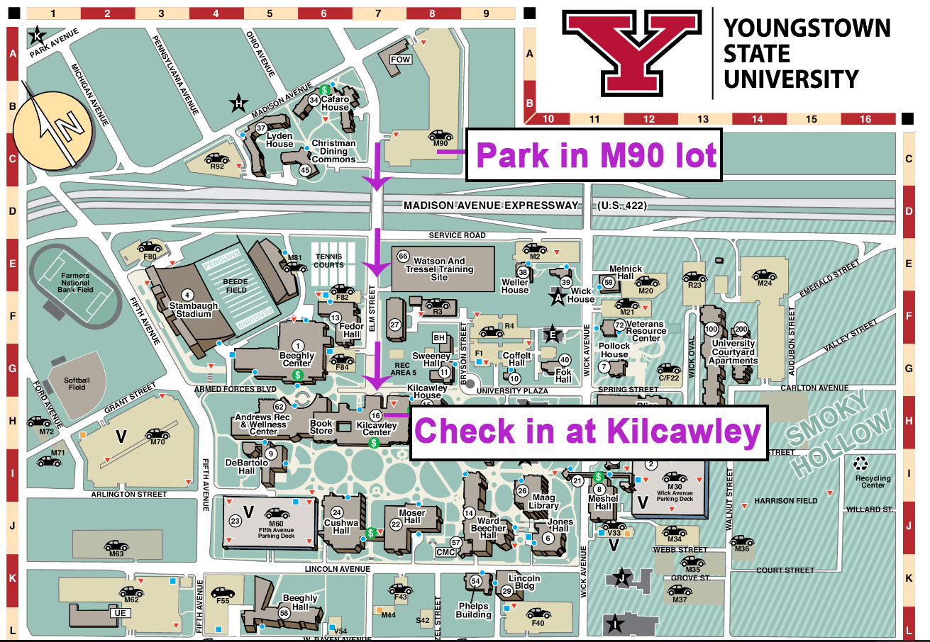 Ysu Campus Map | Color 2018